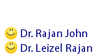 Dr. Rajan John and Dr. Leizel Rajan